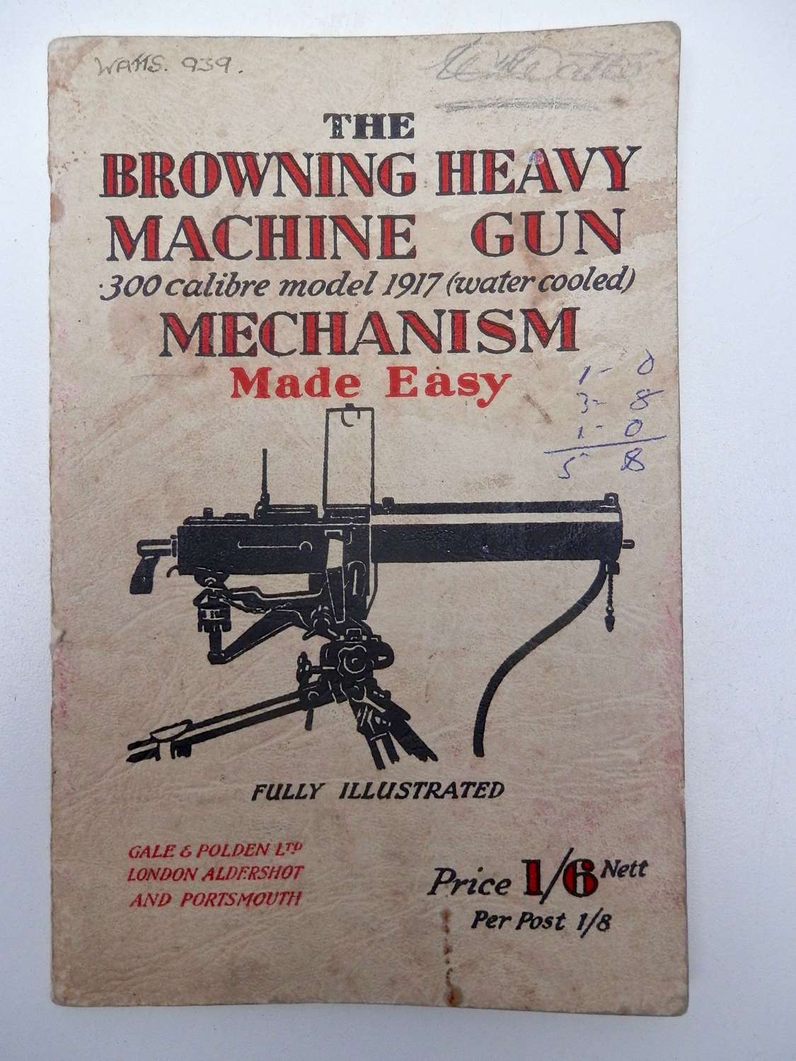 Browning heavy machine gun manual