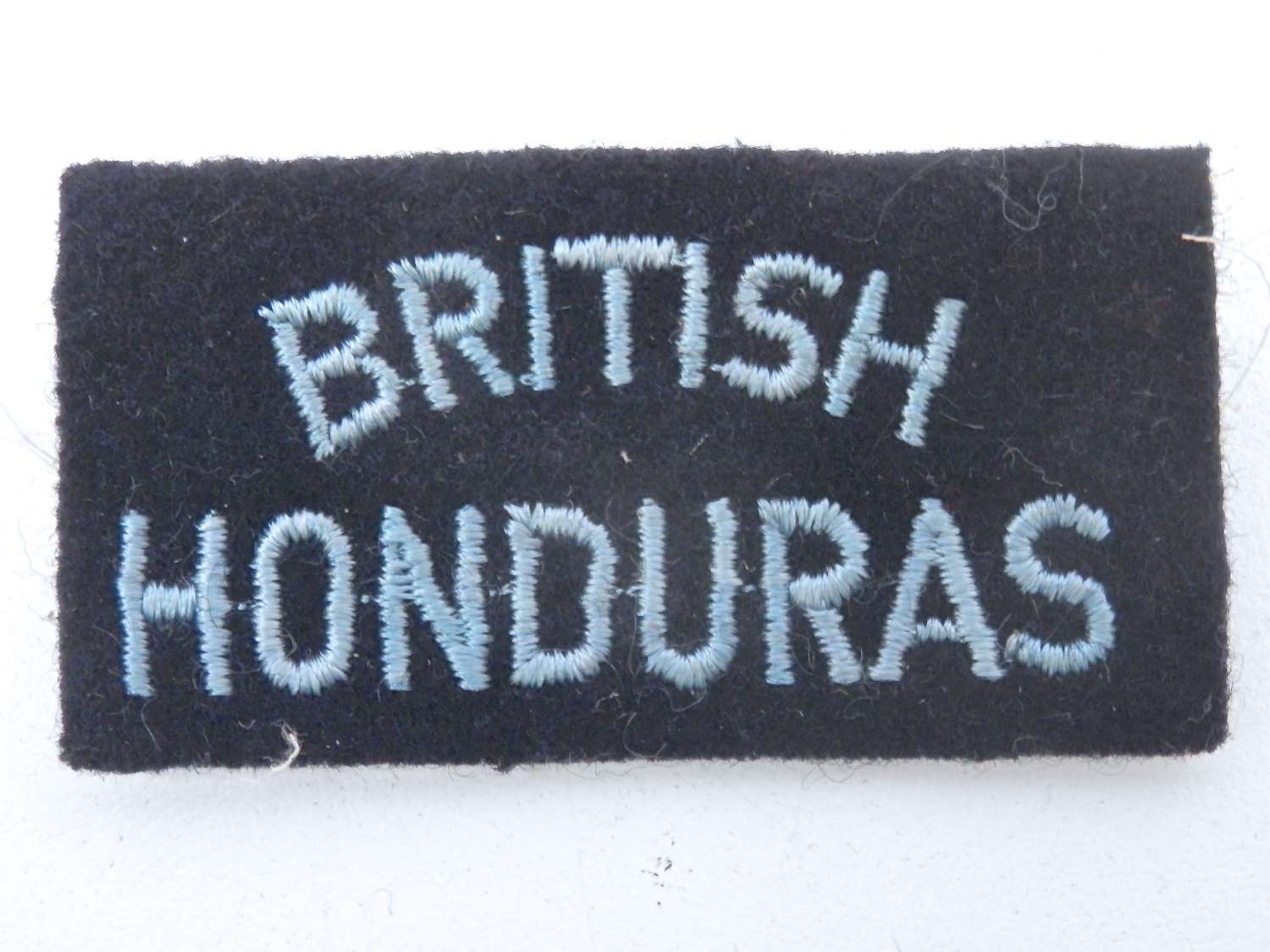 RAF British Honduras shoulder title