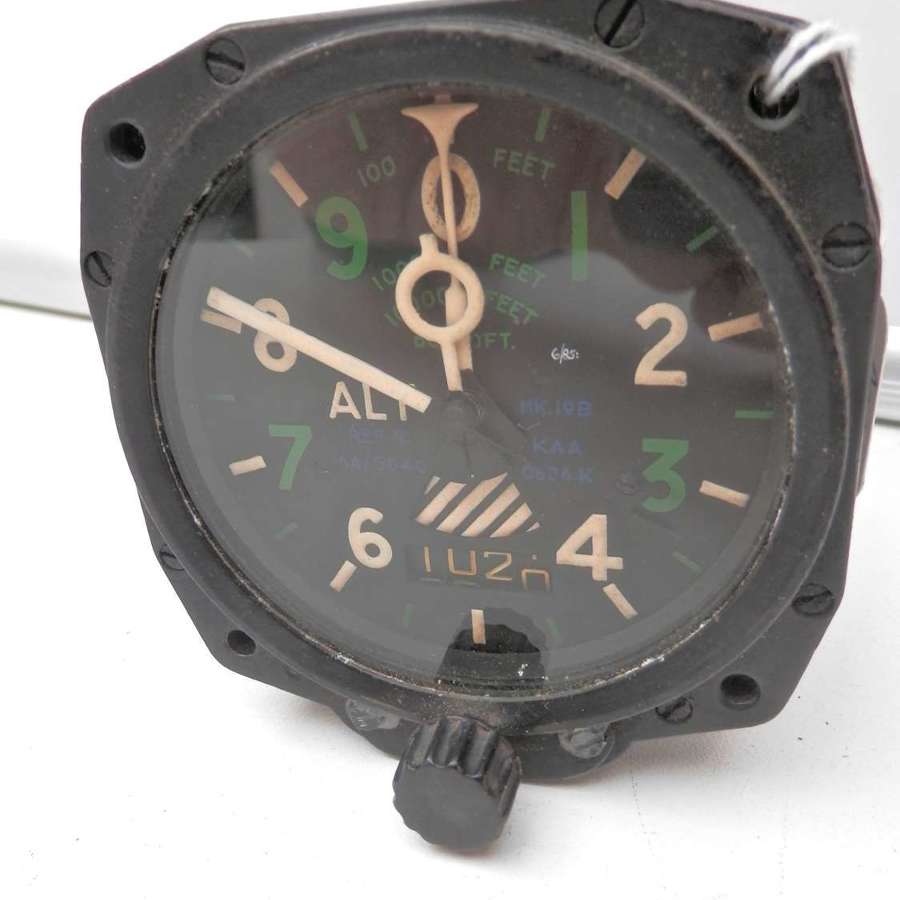 RAF aircraft altimeter gauge