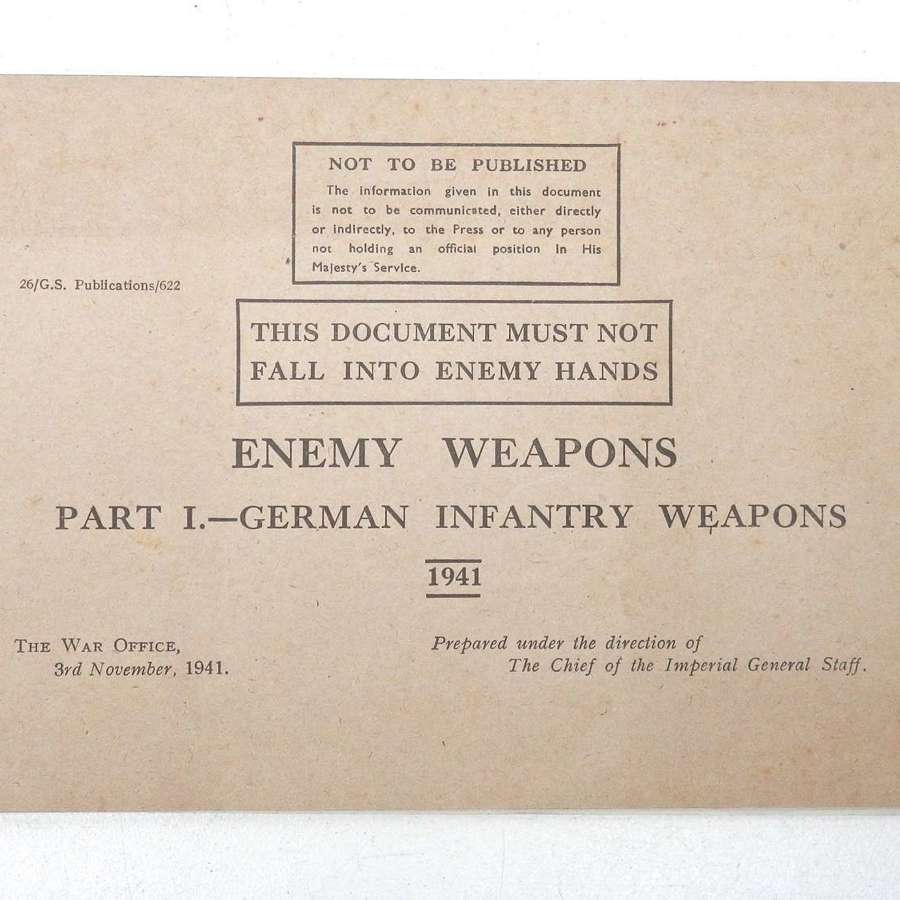 Enemy weapons manual