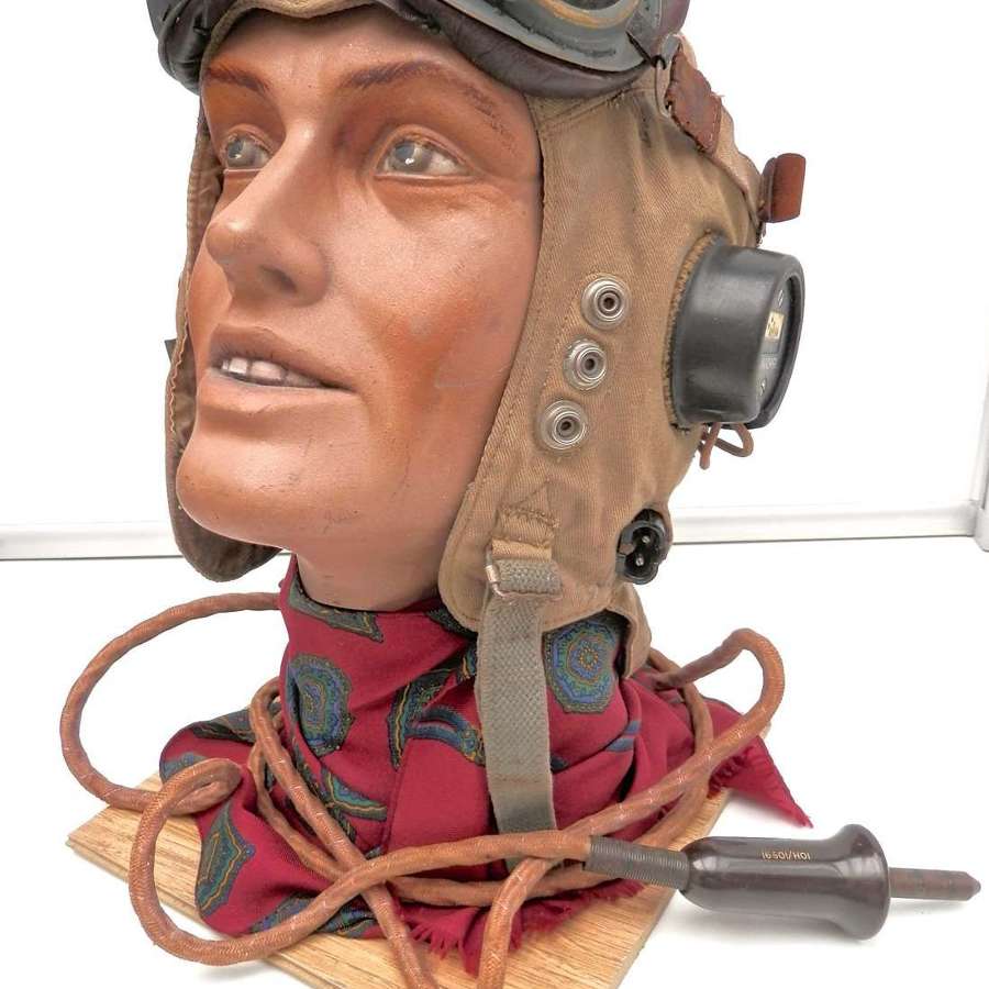 RAF D type flying helmet