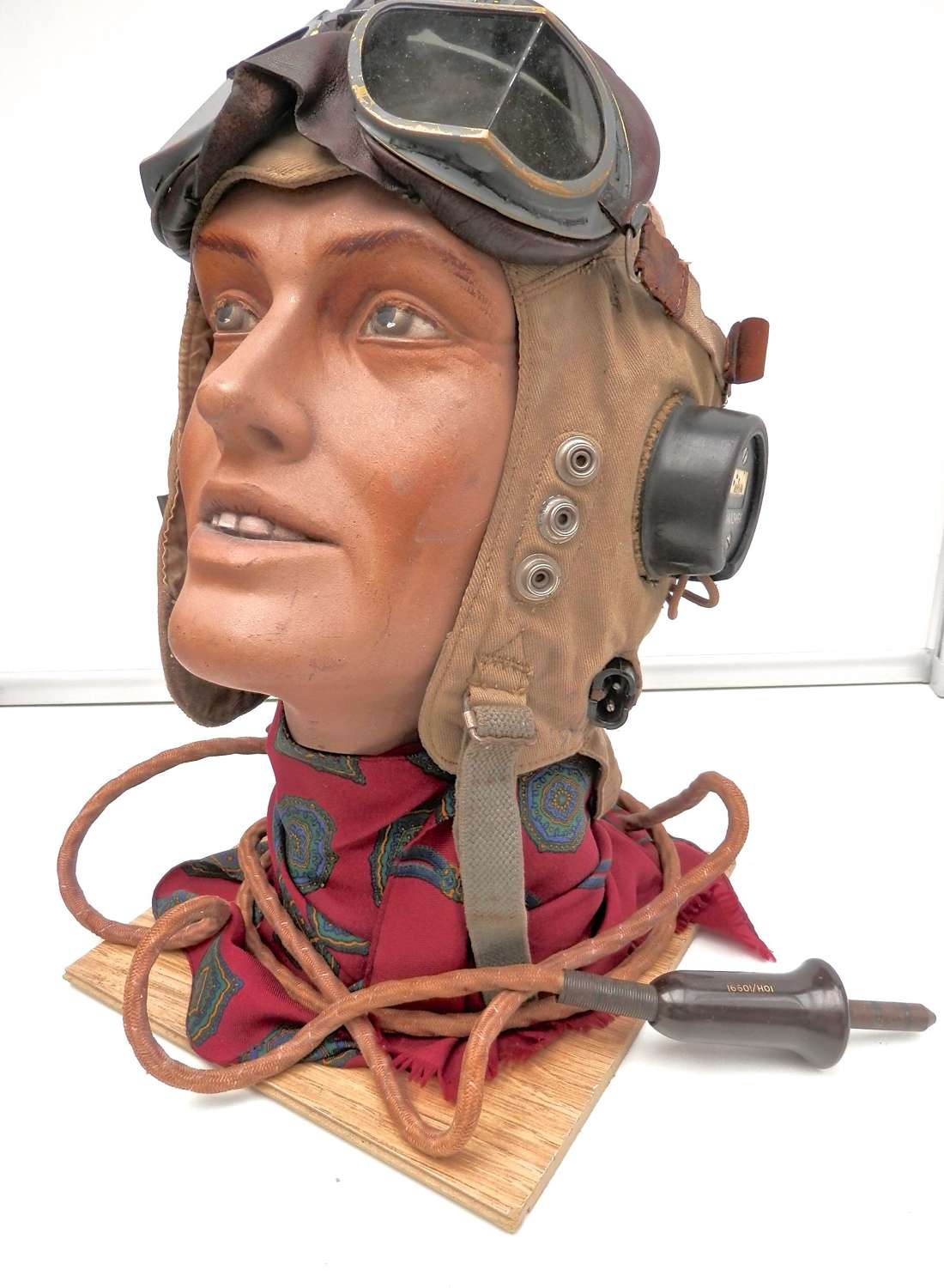 RAF D type flying helmet