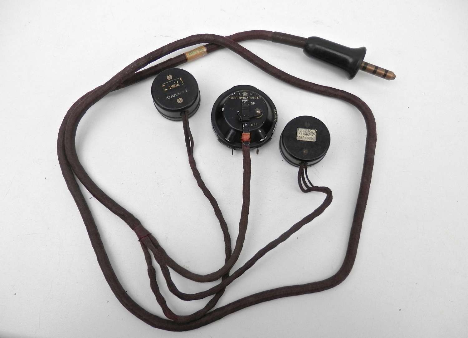 RAF Type 21 Microphone and wiring loom