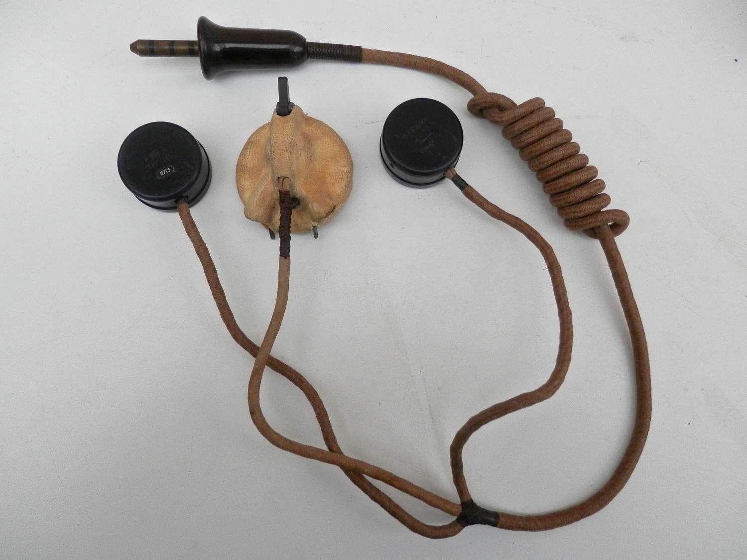 RAF type E microphone and wiring loom