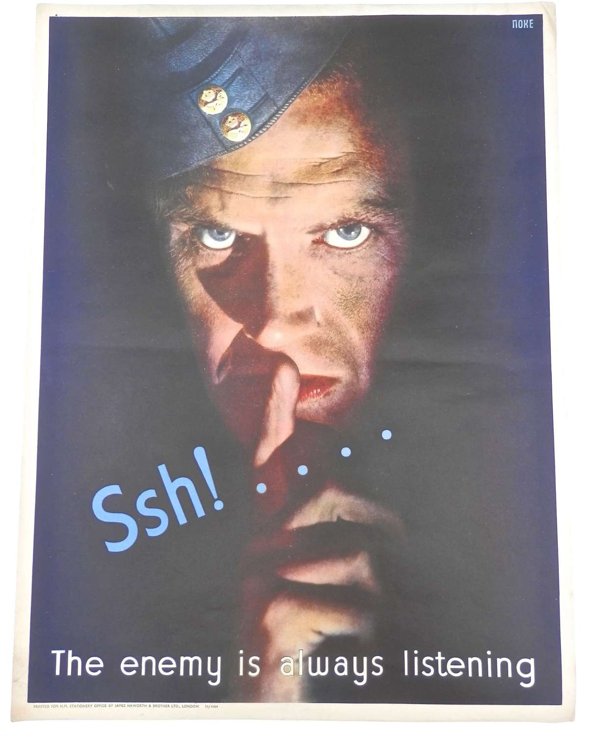RAF original wartime careless talk poster