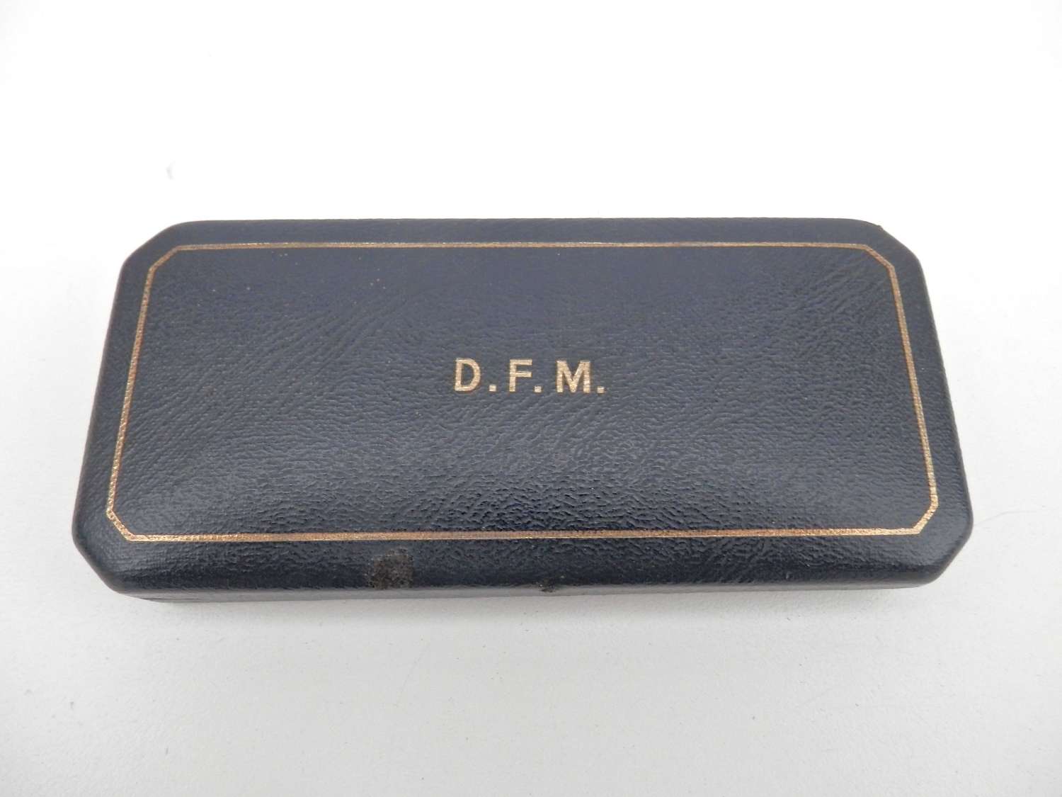 RAF rare DFM medal case