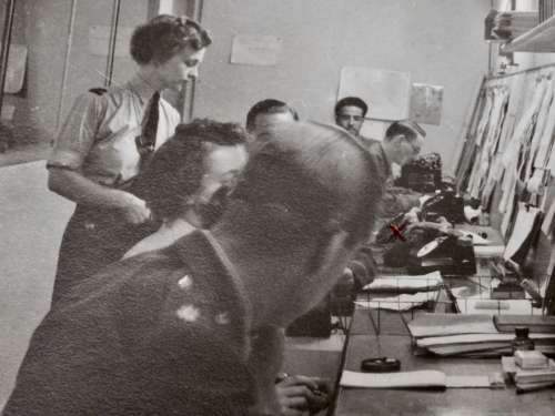 WAAF grouping Churchills war rooms