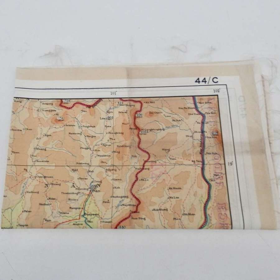 RAF escape map 44C and 44D