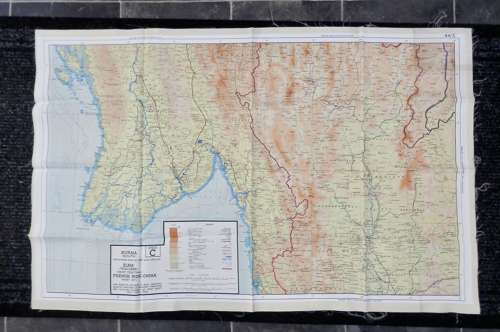 RAF escape map 44C and 44D