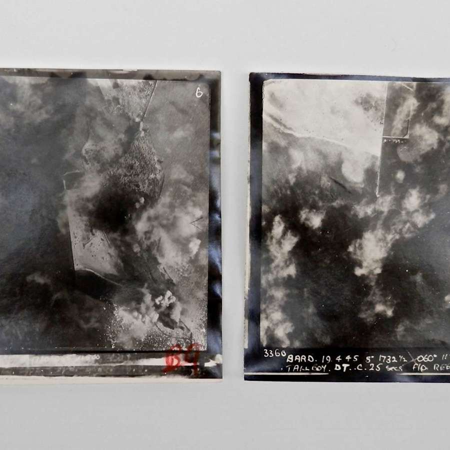 RAF 9 and 617 squadron raid Tallboy bombing photographs