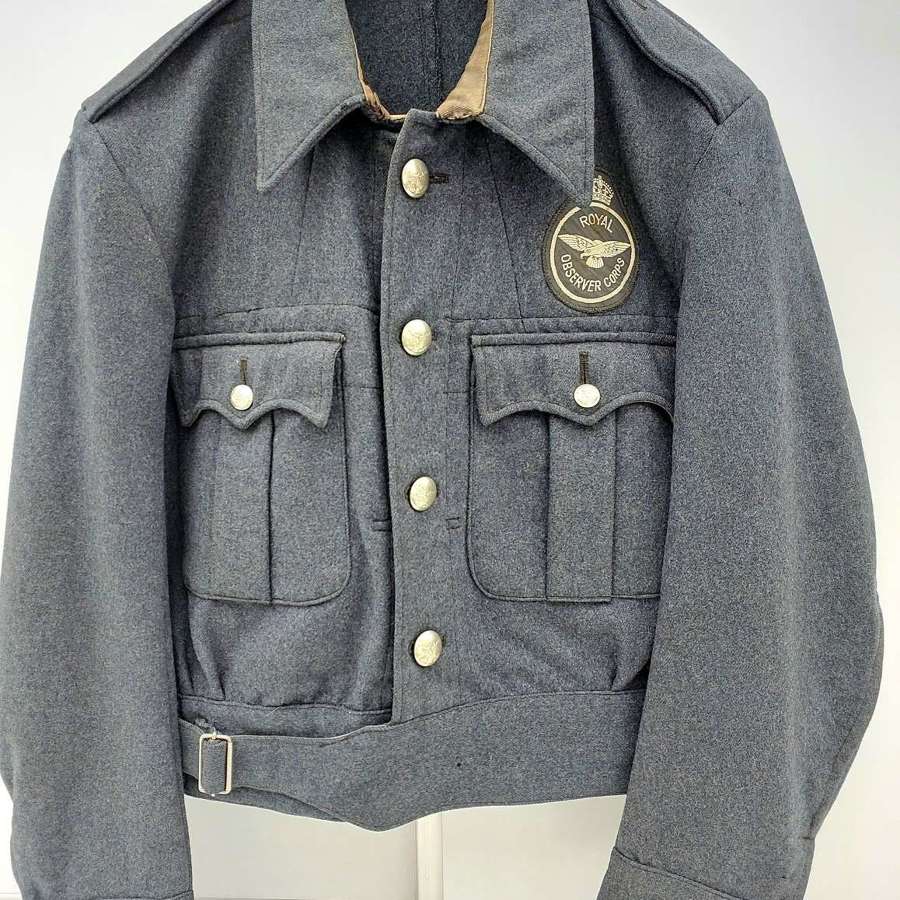 Royal Observer Corps battle dress blouse 1942
