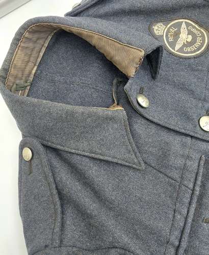 Royal Observer Corps battle dress blouse 1942