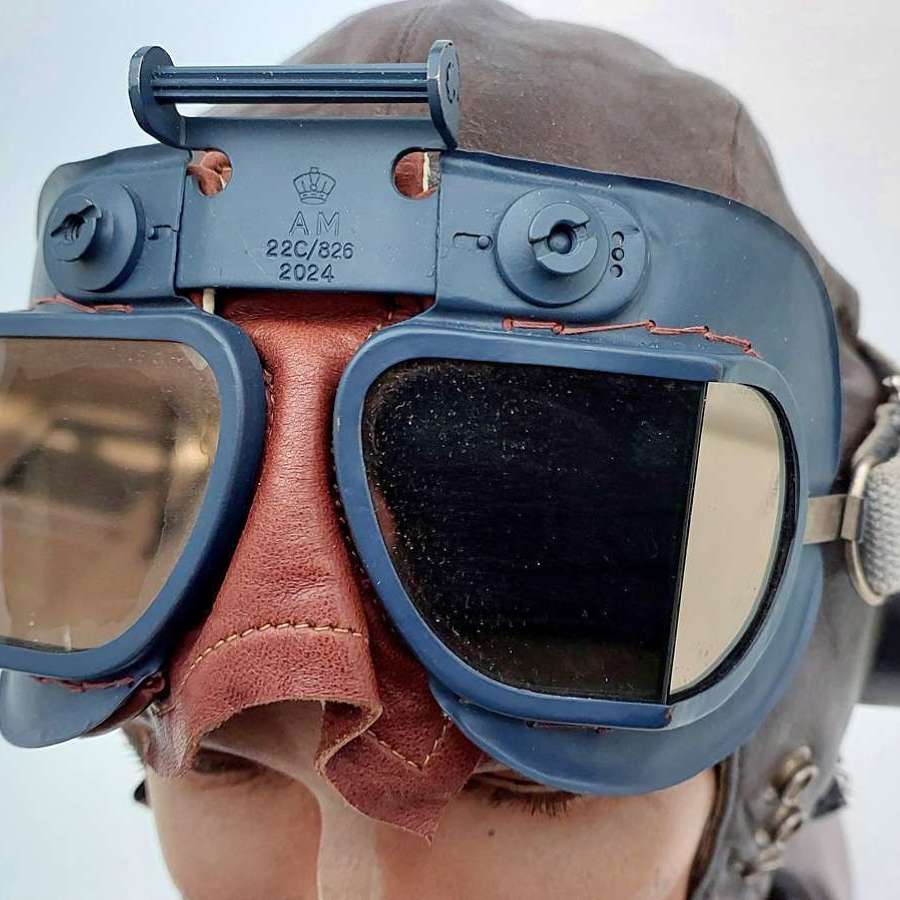 RAF MkVII flying goggles