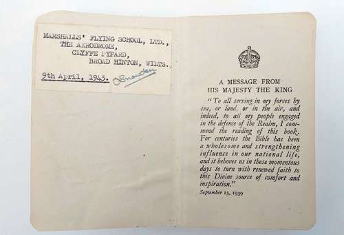 RAF pocket bibles