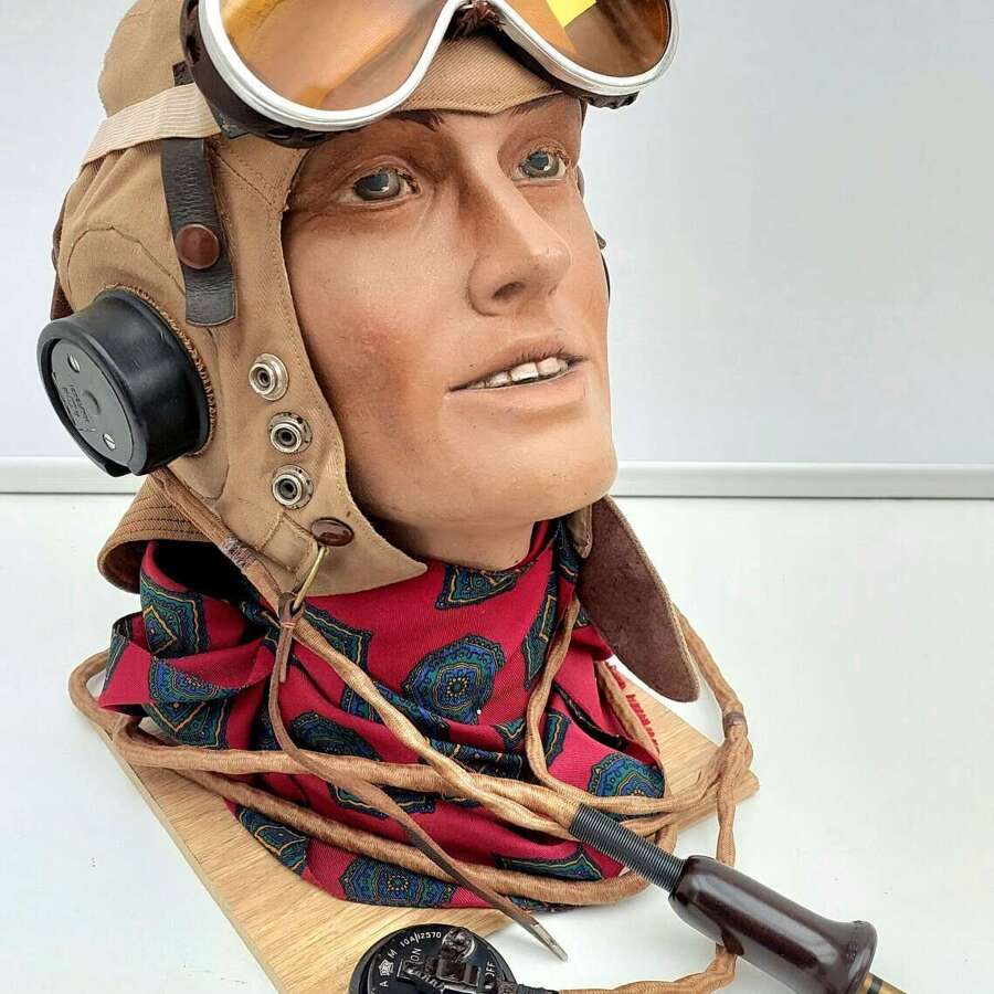 RAF 1st pattern D type flying helmet