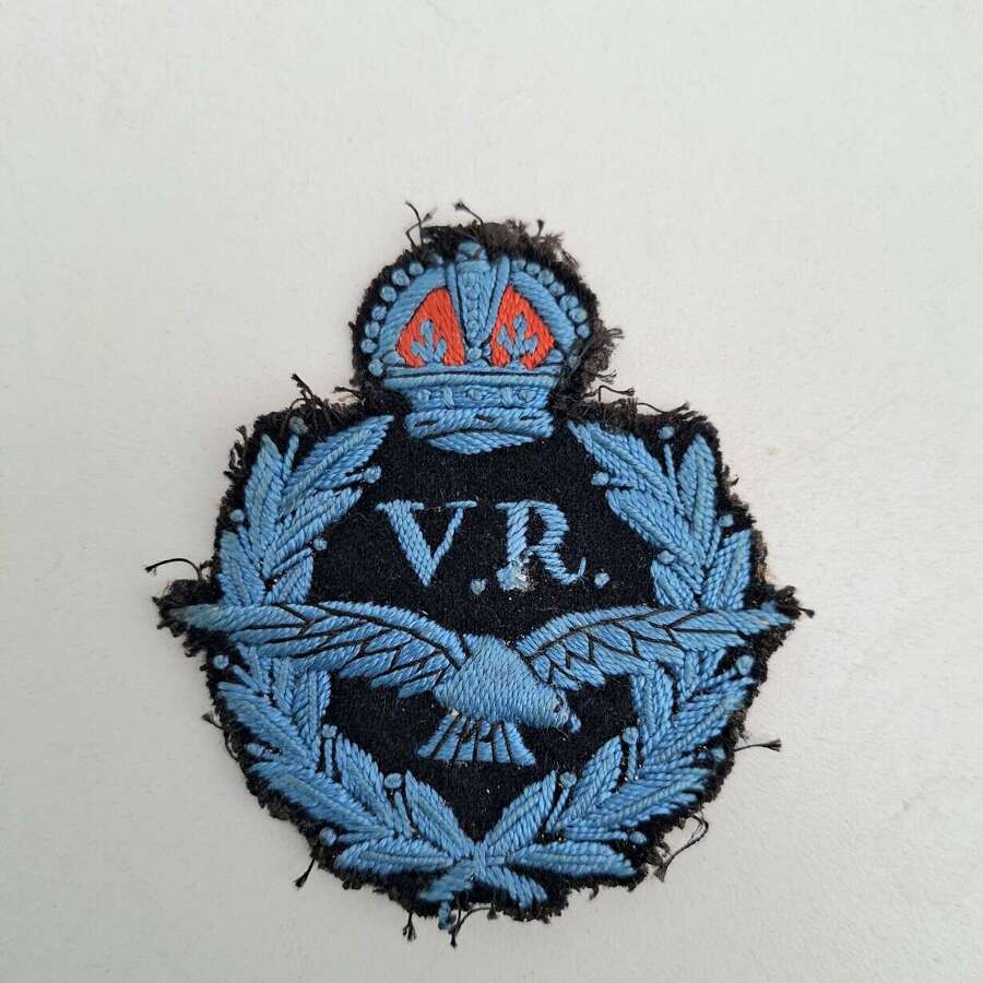 Vintage RAF volunteer reserve badge