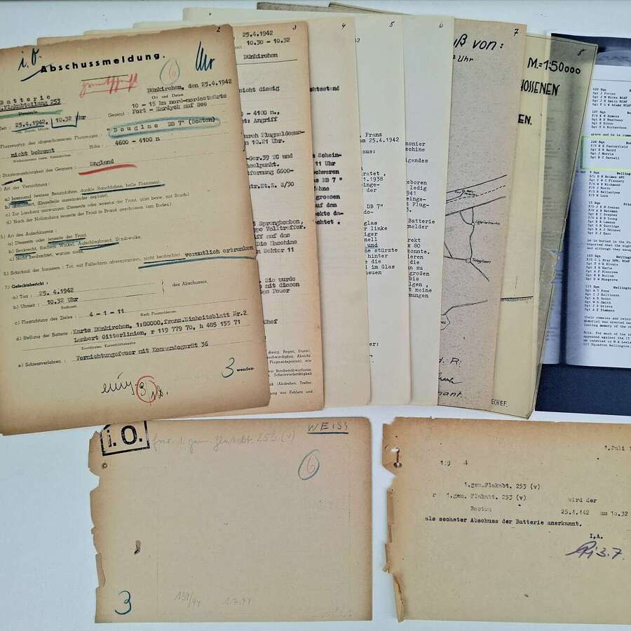 German combat report