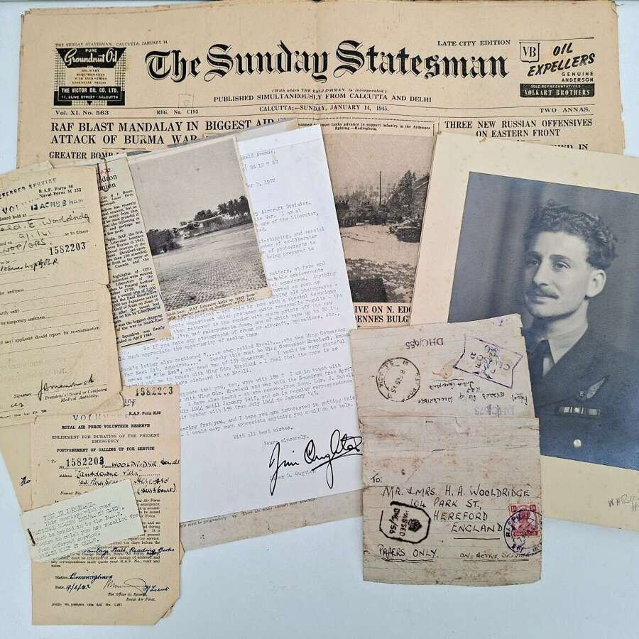 RAF aircrew Observer photo and ephemera