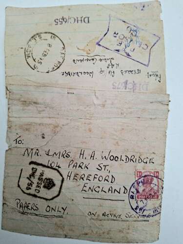RAF aircrew Observer photo and ephemera
