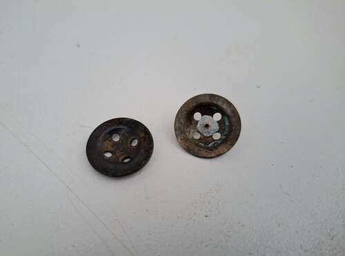 RAF brass fly button escape compass
