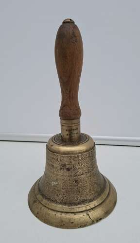 RAF station hand bell 1940 dated