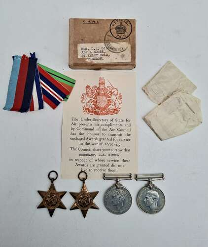 RAF bomb disposal casualty medal group