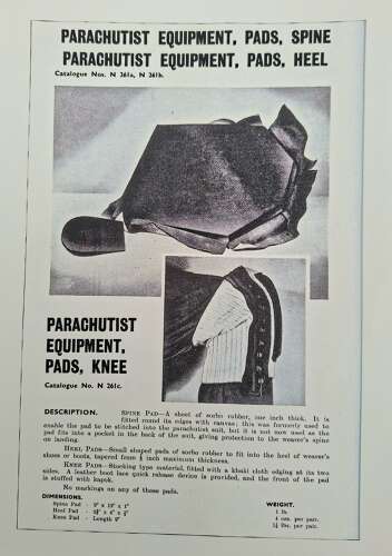 SOE parachutist knee pads