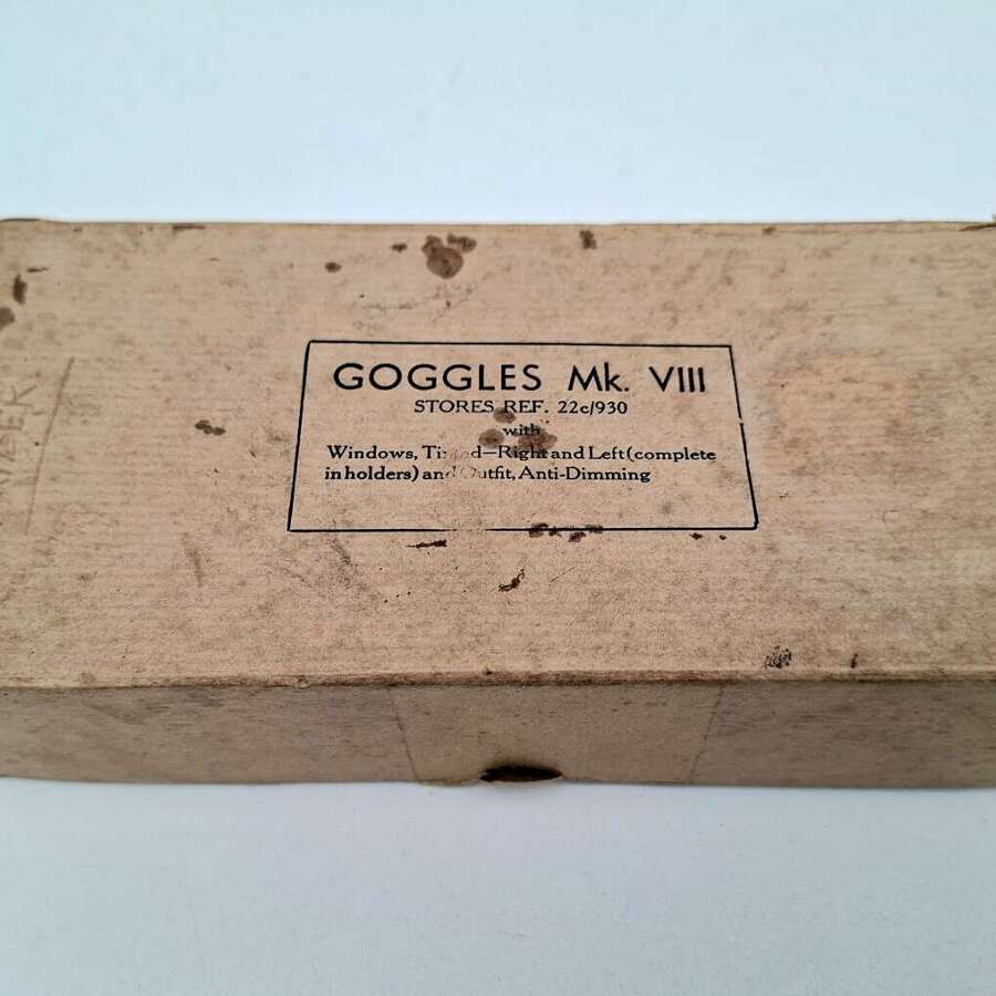 RAF Mk8 flying goggles box