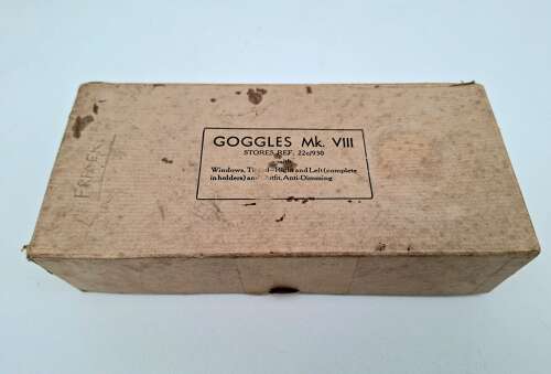 RAF Mk8 flying goggles box