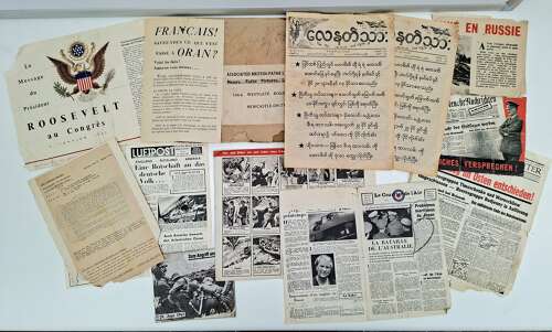 RAF air drop leaflets