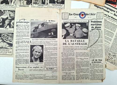 RAF air drop leaflets