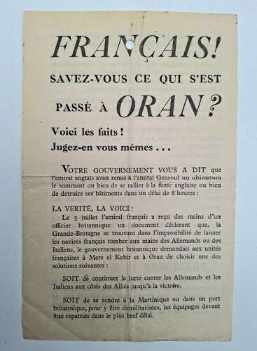 RAF air drop leaflets