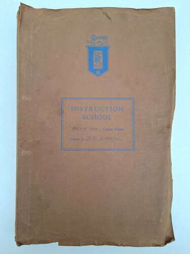 Rolls Royce Merlin manual