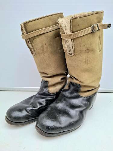 RAF 1939 pattern flying boots large size