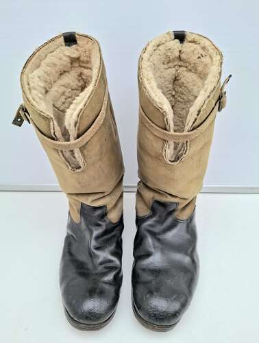 RAF 1939 pattern flying boots large size