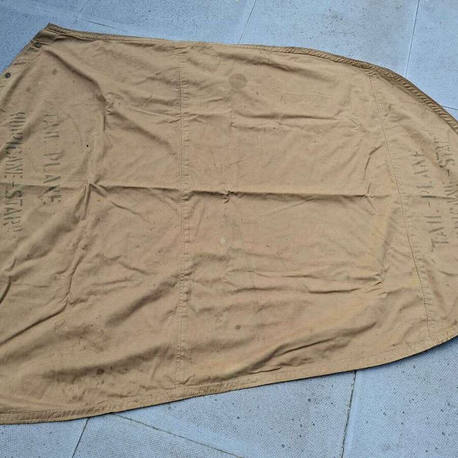 RAF Battle of Britain Hurricane tail plane cover