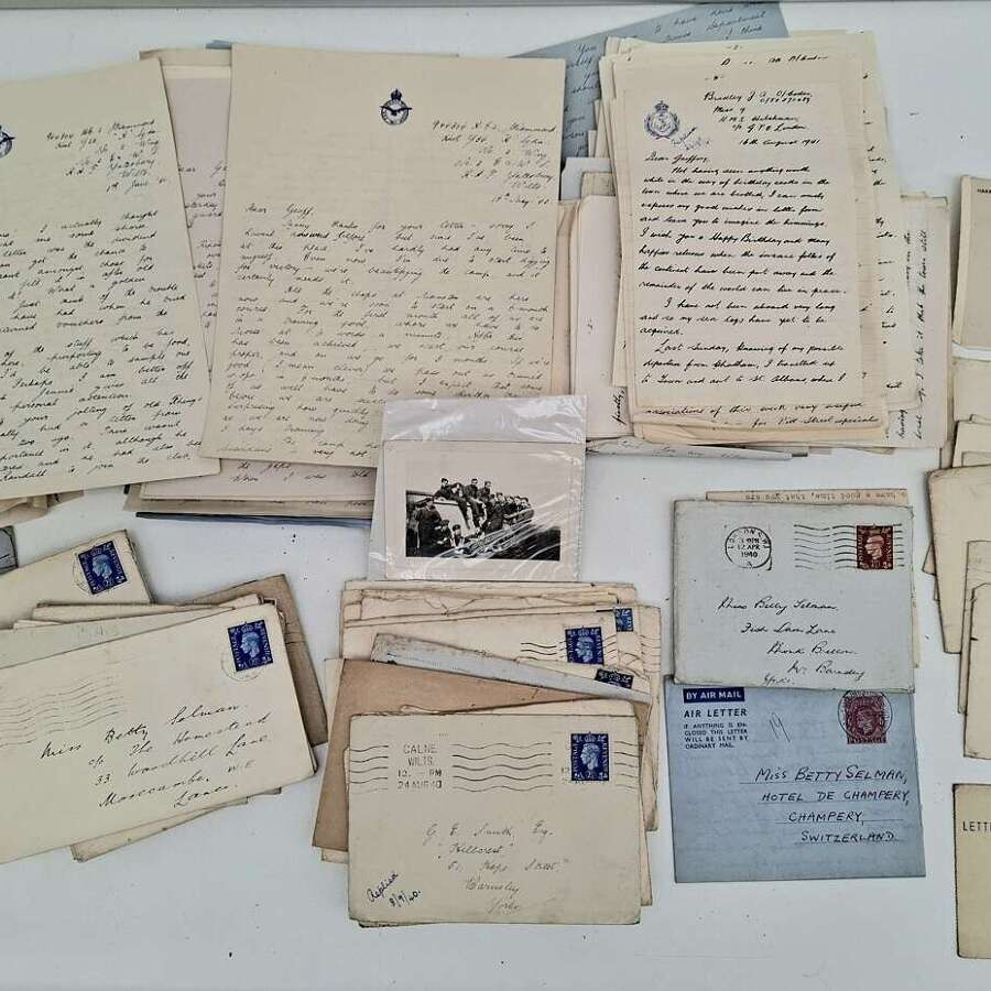 WW2 RAF letters home KIA
