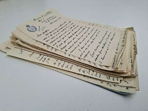 WW2 RAF letters home KIA