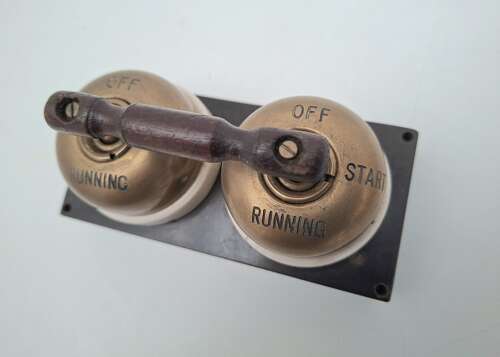 RAF aircraft twin magneto accumulator switch