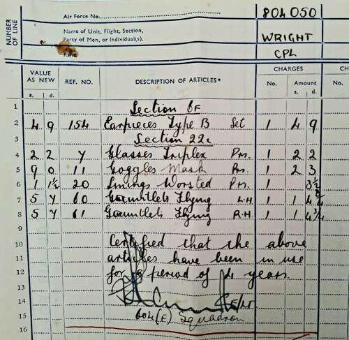 RAF Hendon Log Book and flying circus album grouping