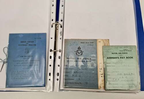 RAF Hendon Log Book and flying circus album grouping