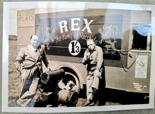 RAF Hendon Log Book and flying circus album grouping
