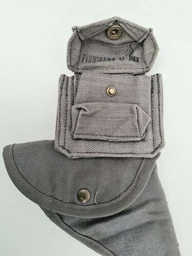 RAF webbing holster and ammunition pouch
