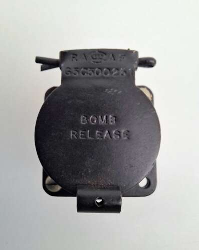 Bomb release button and cover