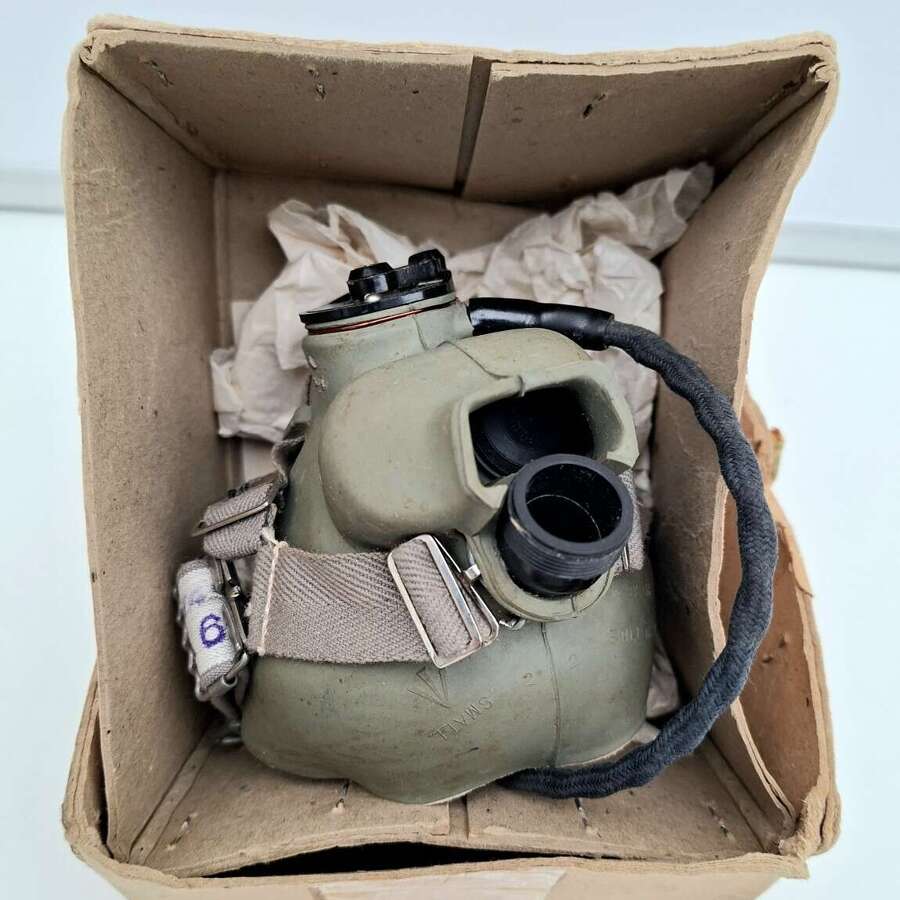 RAF oxygen mask, boxed