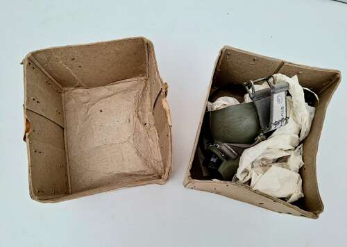RAF oxygen mask, boxed