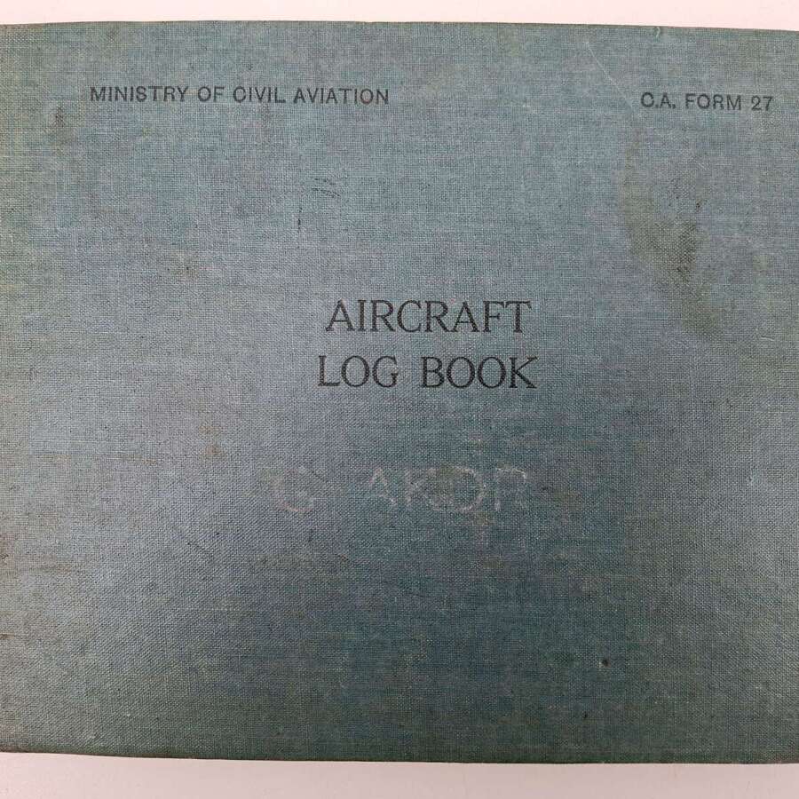 Avro Lancaster log book Berlin airlift