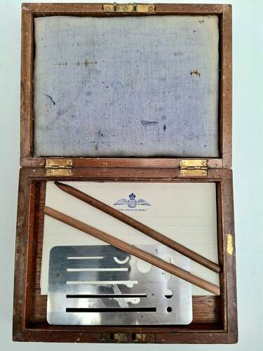 RAF navigator pencil box