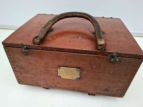 RAF MkVIII bubble sextant in wooden case