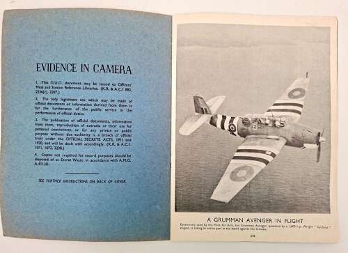 Air Ministry PRU evidence in camera